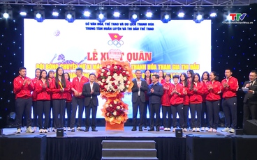 Đội Bóng chuyền nữ Xi măng Long Sơn xuất quân thi đấu mùa bóng 2026