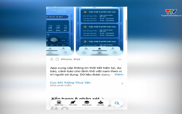 Ra mắt ứng dụng cảnh báo thời tiết theo vị trí người dùng