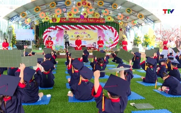 Sôi nổi hội thi “Rung chuông vàng” tại Trường Mầm non Hoằng Quỳ