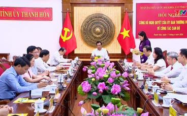 Công bố các Nghị quyết của Ủy ban thường vụ Quốc hội về công tác cán bộ