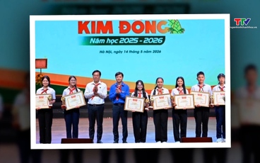 Thanh Hóa có 2 học sinh đạt Giải thưởng Kim Đồng năm học 2025 - 2026