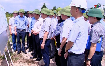 Tháo gỡ khó khăn để tiếp tục triển khai dự án Đường nối thành phố Thanh Hóa với Cảng hàng không Thọ Xuân