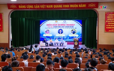 Diễn đàn hướng nghiệp cho sinh viên trường Đại học Hồng Đức