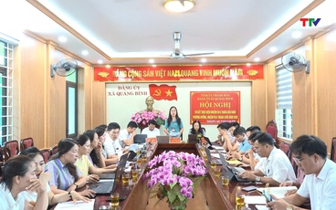 Đảng bộ xã Quảng Bình sơ kết công tác 6 tháng đầu năm