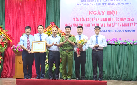 Ngày hội Toàn dân bảo vệ an ninh Tổ quốc xã Quảng Minh, thành phố Sầm Sơn