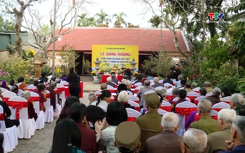 Phường Hàm Rồng dâng hương đền tướng công Lê Thành