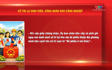 Cử tri sinh viên, công nhân đang học tập và làm việc xa nơi thường trú thì tham gia bỏ phiếu như thế nào?