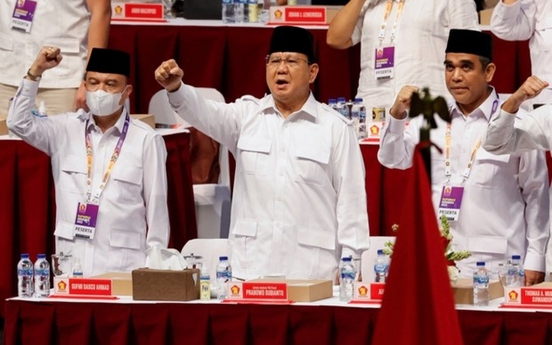 Bộ trưởng Quốc phòng Indonesia lần thứ 3 tranh cử tổng thống