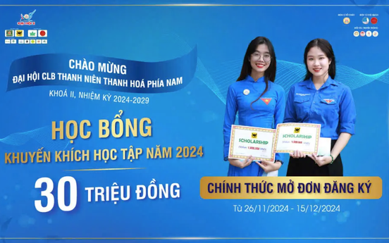 STYC mở đơn đăng ký xét duyệt học bổng khuyến khích học tập năm 2024