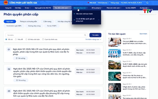 Bộ Tư Pháp chính thức ra mắt Cổng Pháp luật quốc gia 