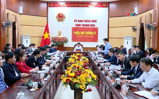 UBND tỉnh họp phiên thường kỳ tháng 11/2025