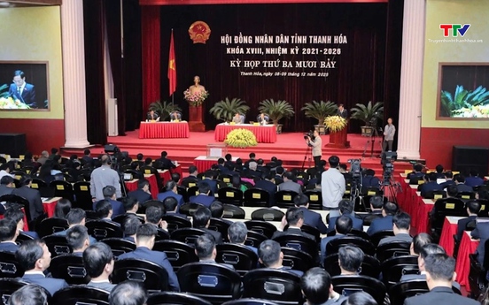 Ngày làm việc thứ hai, Kỳ họp thứ 37 Hội đồng Nhân dân tỉnh Thanh Hóa khoá XVIII