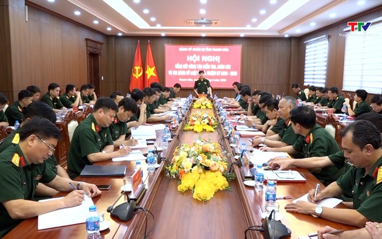 Đảng ủy Quân sự tỉnh Thanh Hóa tổng kết công tác kiểm tra, giám sát và thi hành kỷ luật Đảng