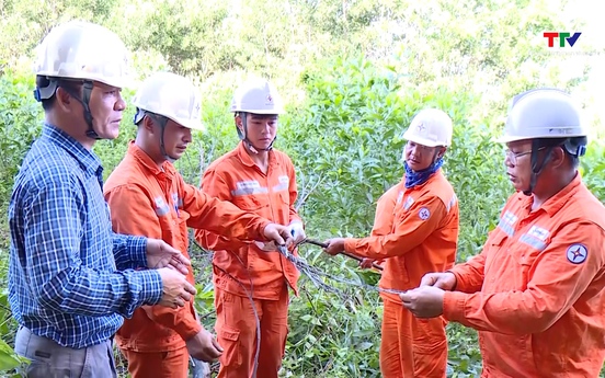 Tập trung khắc phục sự cố mất điện tại đường dây 110Kv Nông Cống – Nghi Sơn