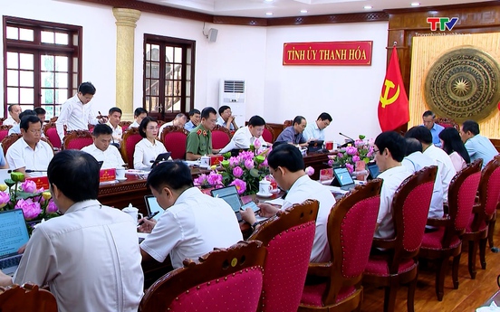 Hội nghị Ban thường vụ Tỉnh ủy ngày 07/07/2026