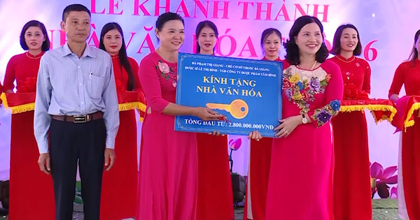 Khánh thành nhà văn hóa thôn 6, xã Thiệu Vân, thành phố Thanh Hóa