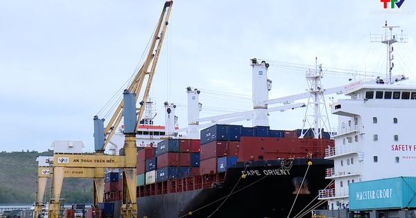 Khai trương tuyến vận tải container ven biển Hải Phòng - Nghi Sơn Khai trương tuyến vận tải container ven biển Hải Phòng - Nghi Sơn